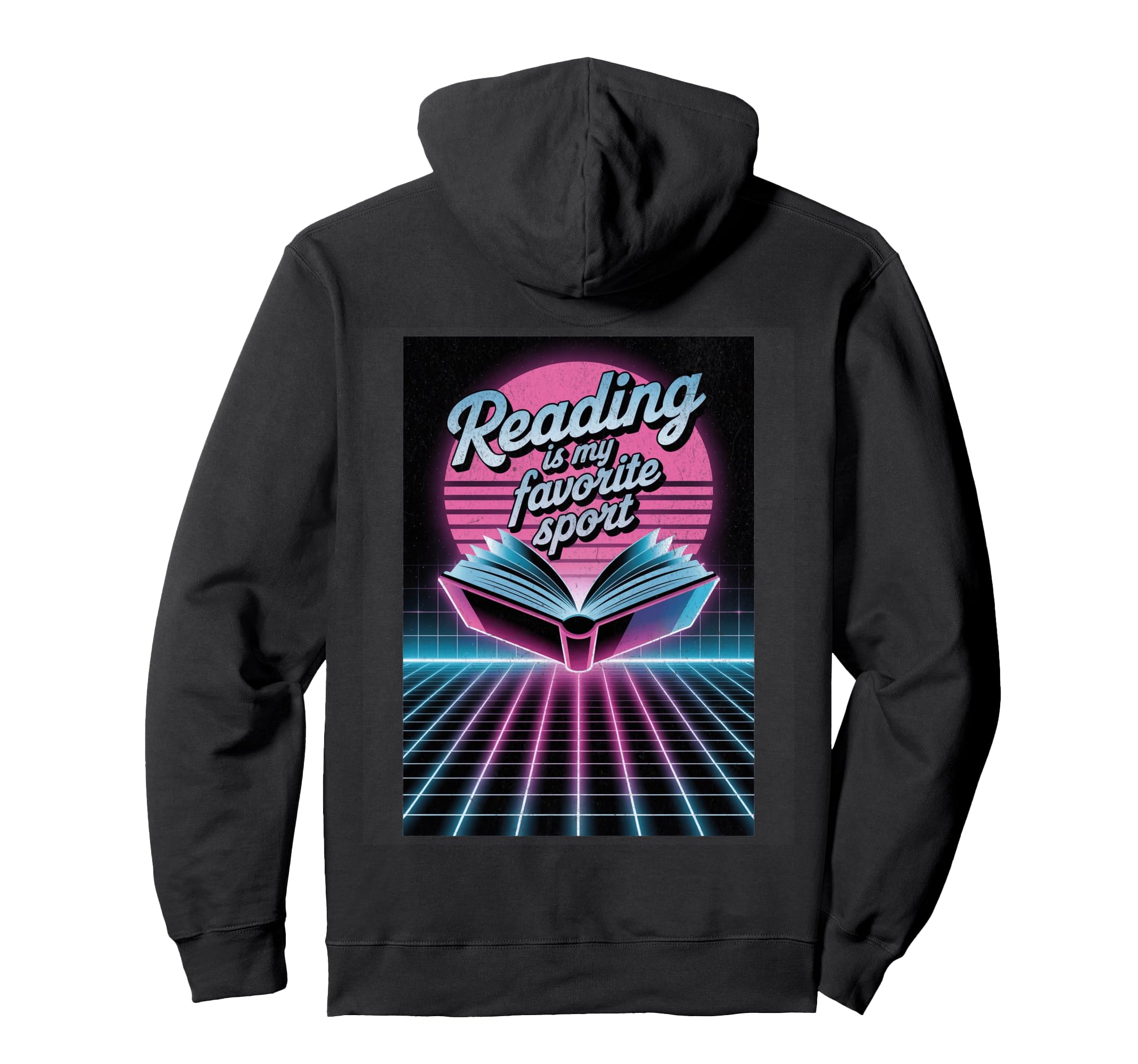 Reading Is My Favorite Sport Hoodie - Casual Everyday Wear Men Women - T-Shirt, Sweatshirt, Hoodie