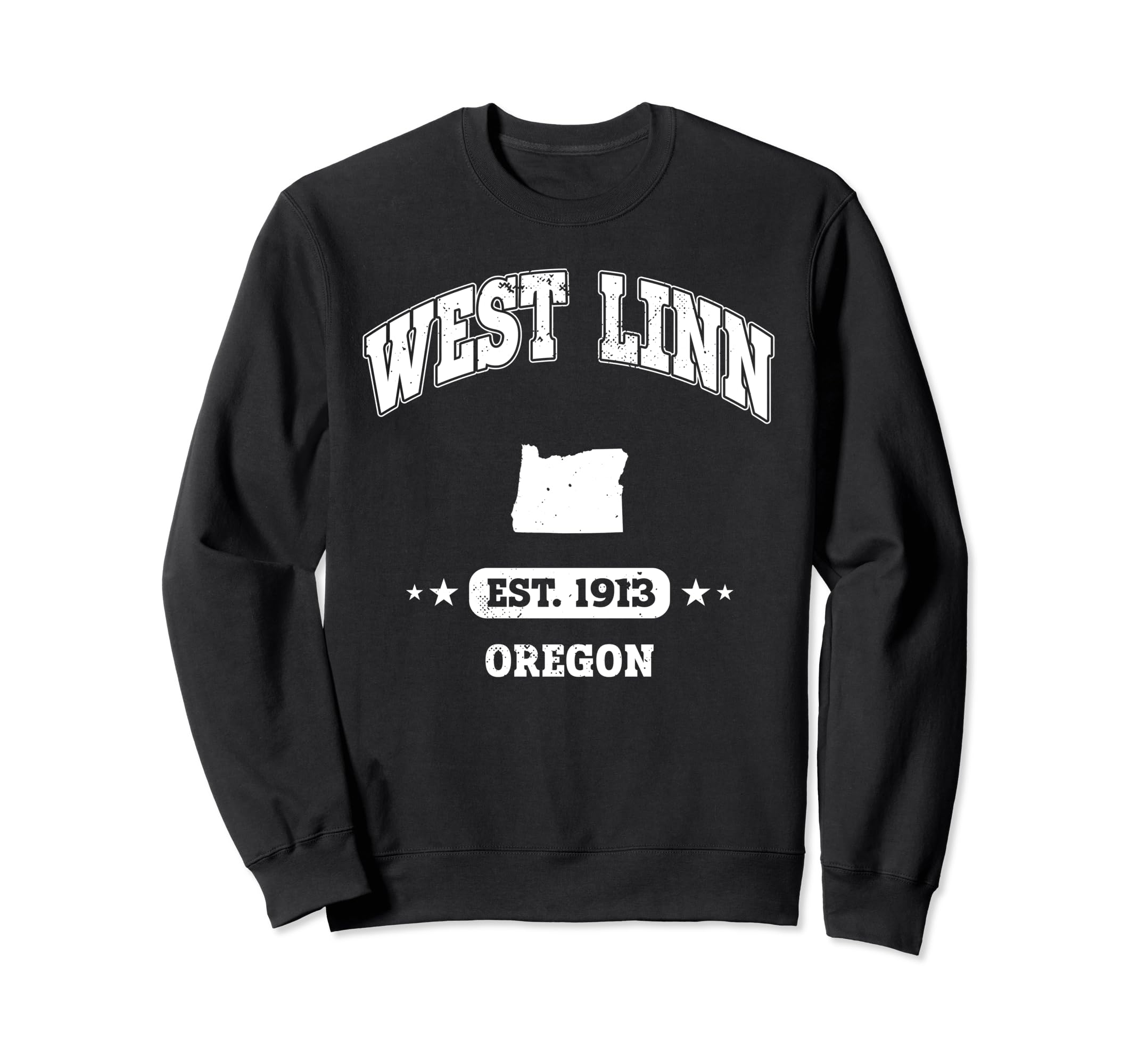 West Linn Oregon Or Throwback Sport Sweatshirt - Unique Graphic Men Women - T-Shirt, Sweatshirt, Hoodie