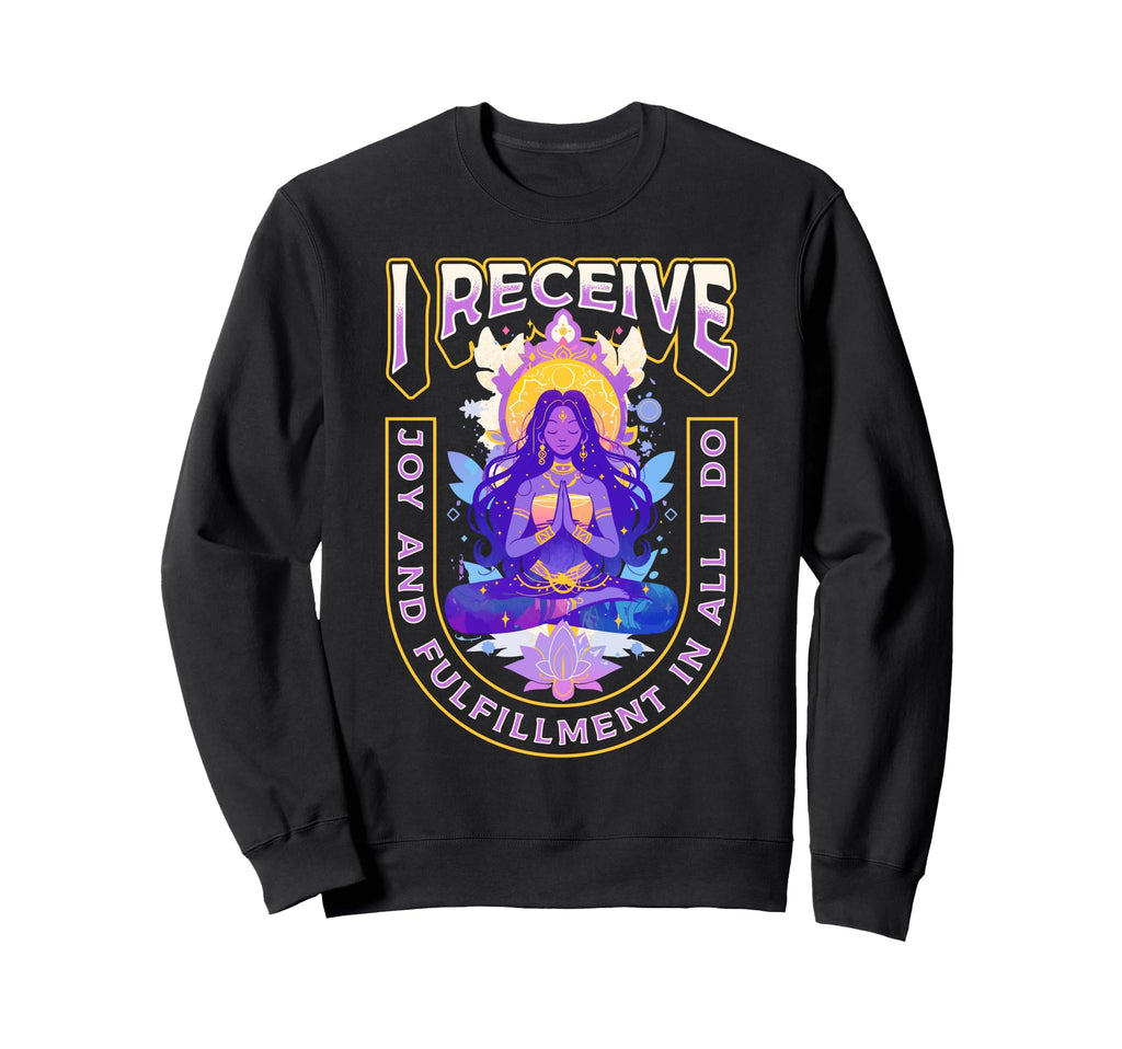 Self Discovery Joyful Meditation Sweatshirt - Unique Graphic for Adults - T-Shirt, Sweatshirt, Hoodie