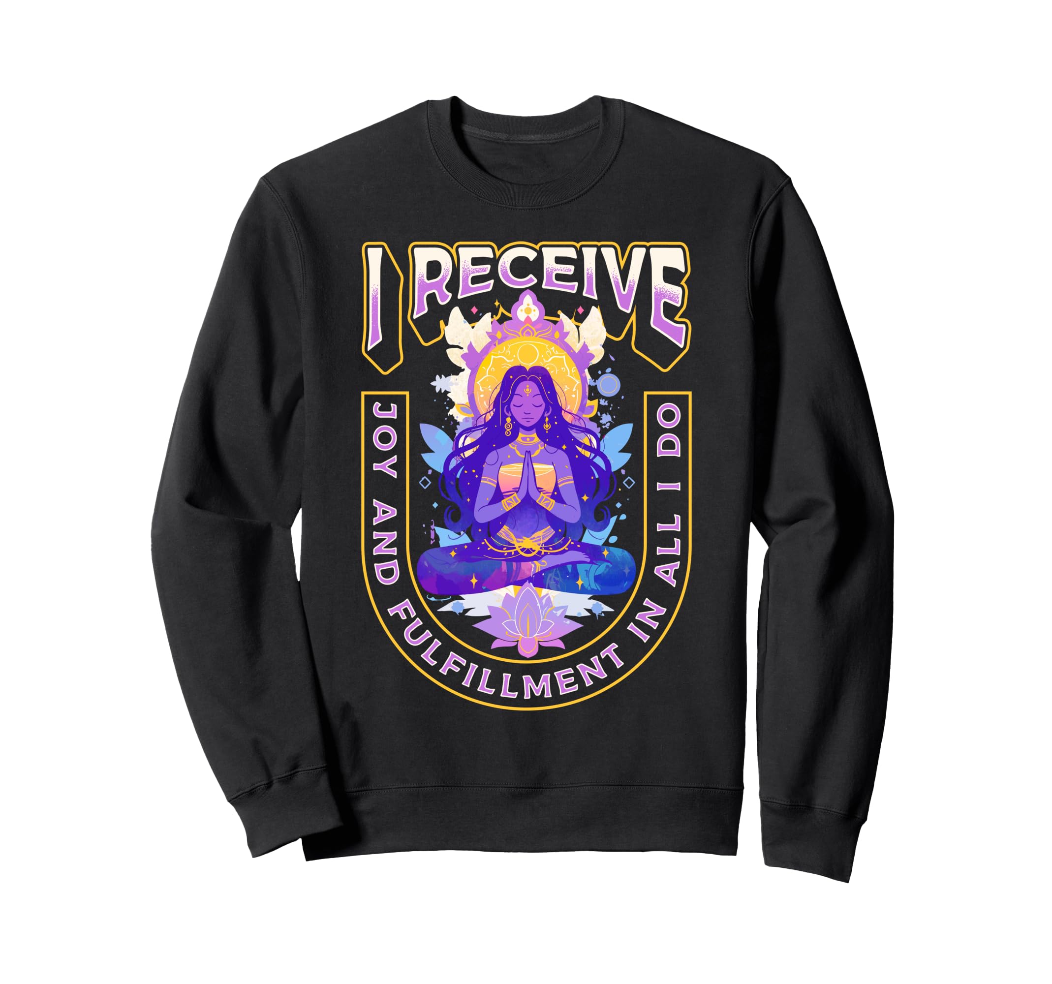 Self Discovery Joyful Meditation Sweatshirt - Unique Graphic for Adults - T-Shirt, Sweatshirt, Hoodie