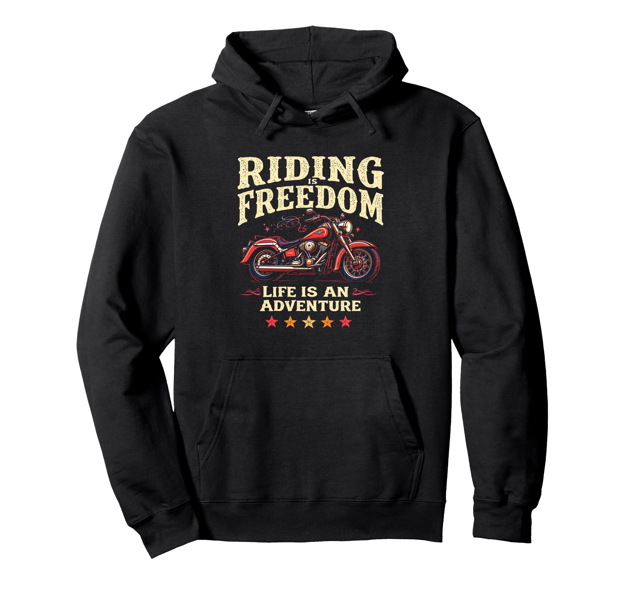 Riding Is Freedom Life Is Adventure Hoodie - Minimalist Print Men Women - T-Shirt, Sweatshirt, Hoodie