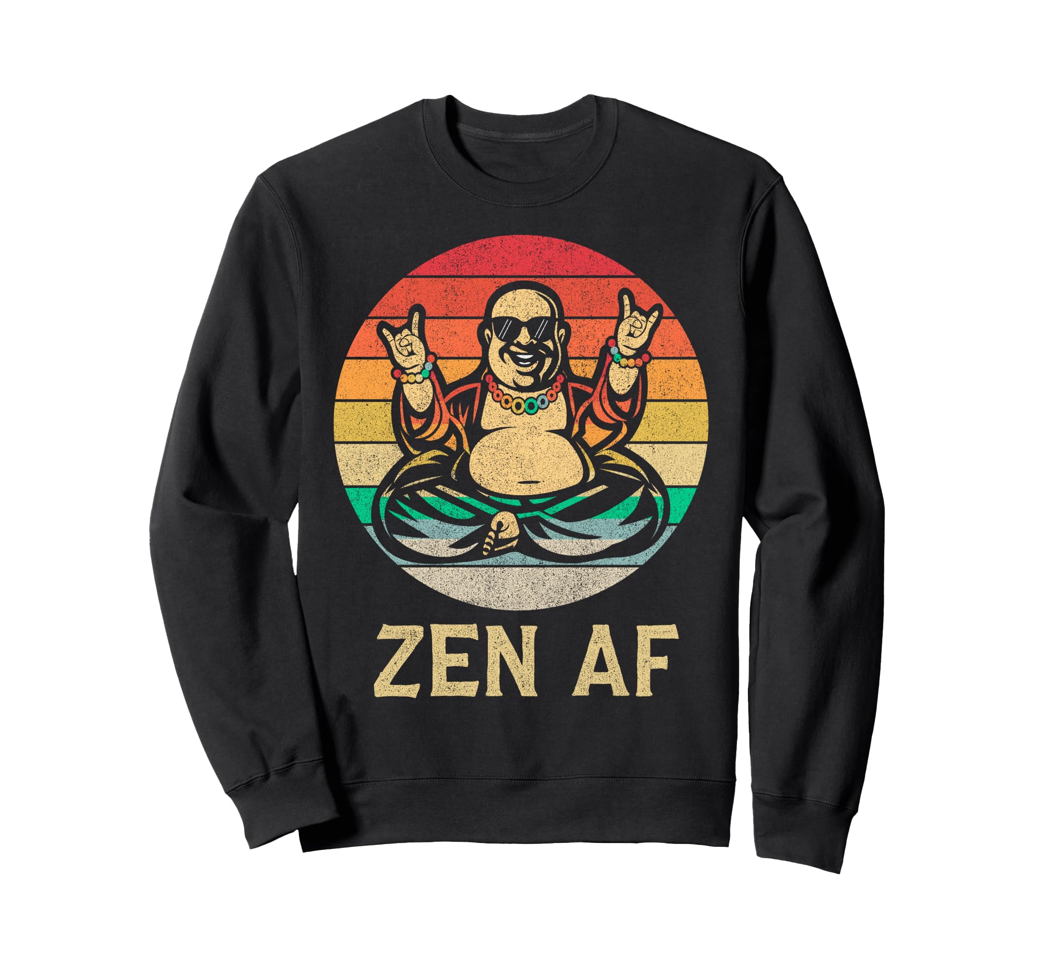 Funny Yoga Buddha Lotus Pose Meditation Sweatshirt - Unique Graphic Unisex - T-Shirt, Sweatshirt, Hoodie