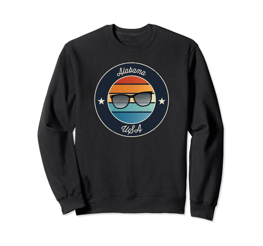 Alabama Souvenir Sunset Sweatshirt - Fun Novelty Design for Adults - T-Shirt, Sweatshirt, Hoodie