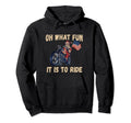 Oh What Fun It Is To Ride Motorcycle Hoodie - Fun Novelty Design for Adults - T-Shirt, Sweatshirt, Hoodie