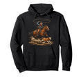 Cowboy Roping Calf Rodeo Country Western Hoodie - Custom Art Print Unisex - T-Shirt, Sweatshirt, Hoodie