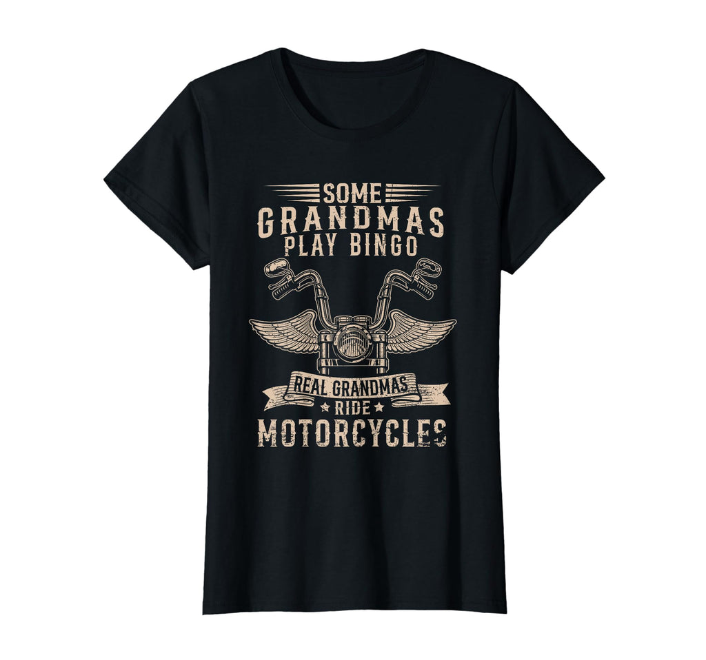 Real Grandmas Ride Motorcycles Biker T-Shirt - Aesthetic Graphic Unisex - T-Shirt, Sweatshirt, Hoodie