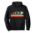 Motorcycle Evolution Human Biker Hoodie - Casual Everyday Wear Men Women - T-Shirt, Sweatshirt, Hoodie