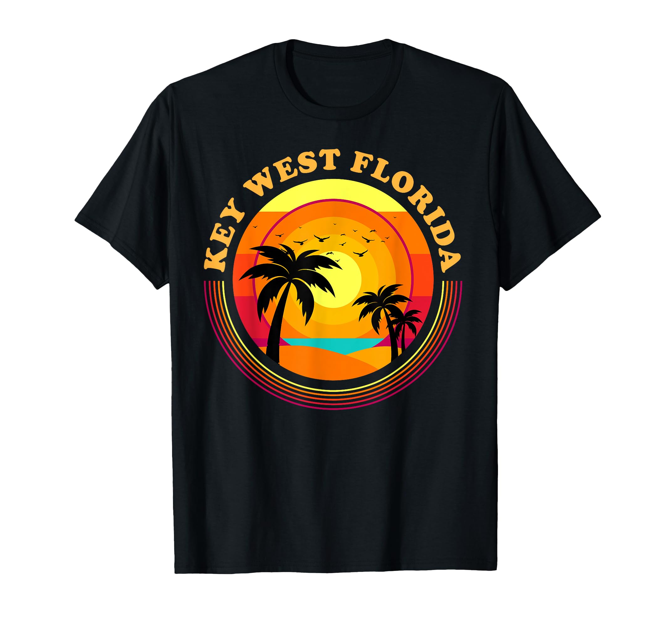 Key West Florida Vacation Sunset Key West T-Shirt - Custom Art Print Unisex - T-Shirt, Sweatshirt, Hoodie