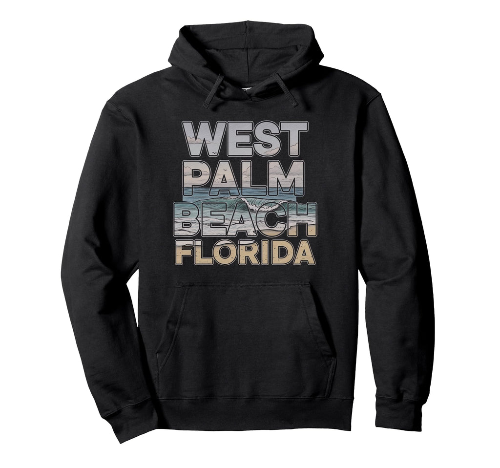 West Palm Beach Florida Hoodie - Fun Novelty Design Men Women - T-Shirt, Sweatshirt, Hoodie