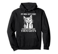 Funny Cat Overthinkers And Deep Minds Hoodie - Minimalist Print for Adults - T-Shirt, Sweatshirt, Hoodie