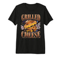 Funny Grilled Cheese Usa Flag 90S T-Shirt - Fun Novelty Design Men Women - T-Shirt, Sweatshirt, Hoodie