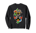 Anchor Traditional Tattoo Flash Sweatshirt - Minimalist Print Unisex - T-Shirt, Sweatshirt, Hoodie