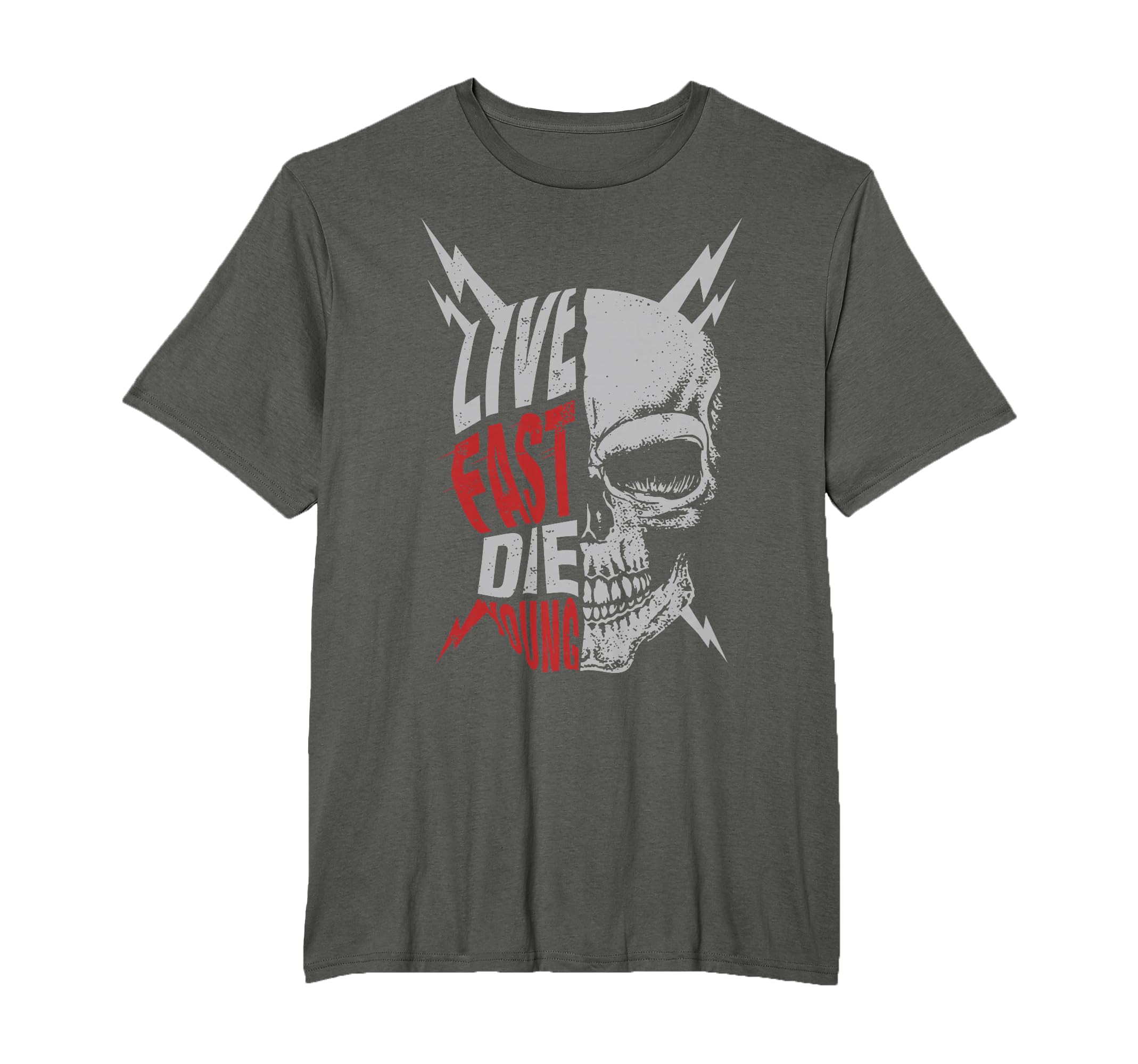 Live Fast Die Young Distressed T-Shirt - Graphic Print Men Women - T-Shirt, Sweatshirt, Hoodie