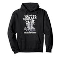 Roller Skating Skates Hoodie - Unique Graphic Men Women - T-Shirt, Sweatshirt, Hoodie
