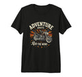 Adventure Awaits Ride Wind Motorcycle T-Shirt - Graphic Print for Adults - T-Shirt, Sweatshirt, Hoodie