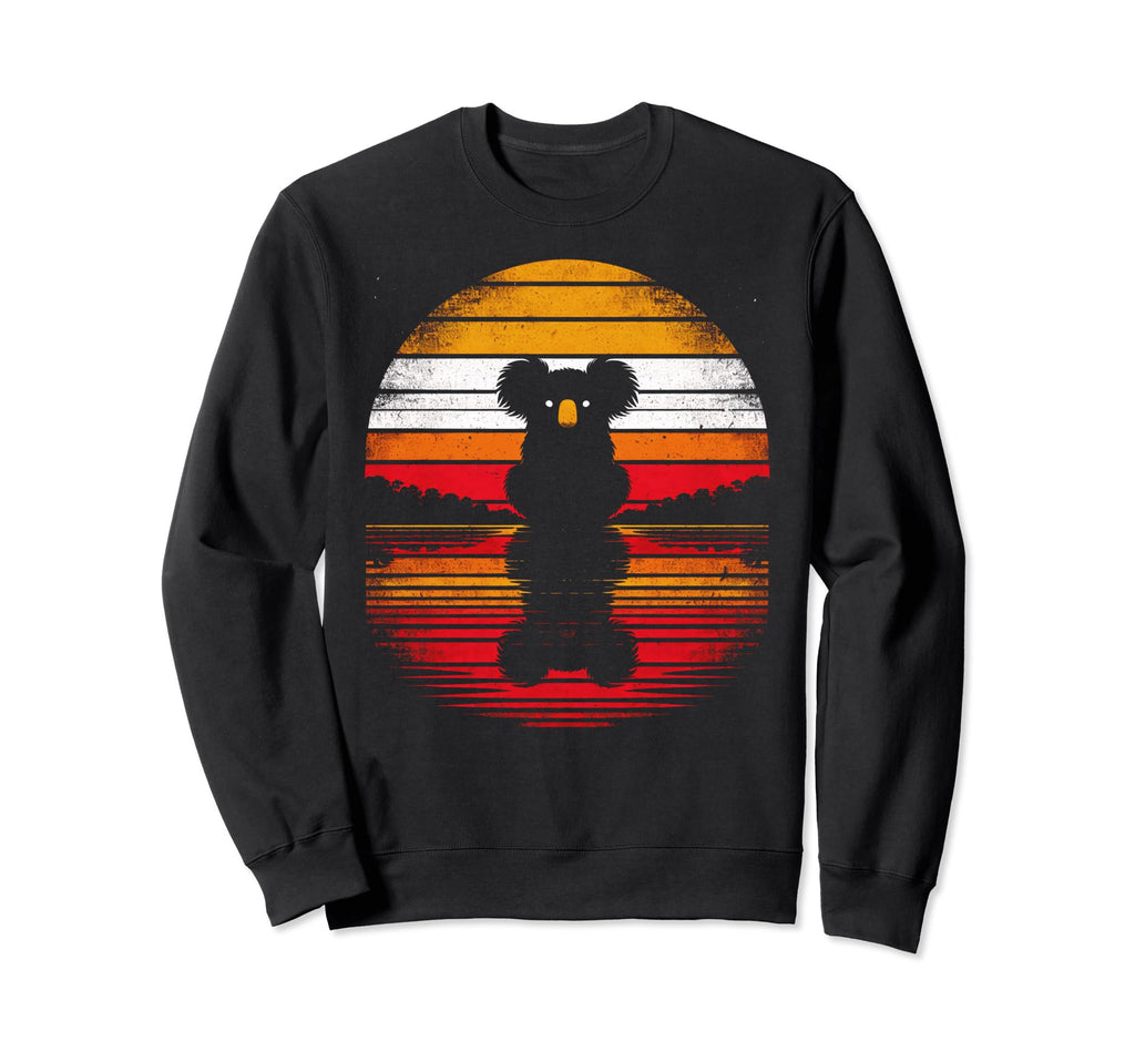 Koala Sunset Safari 70S Sweatshirt - Aesthetic Graphic Men Women - T-Shirt, Sweatshirt, Hoodie