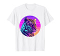 Tiger 80S Synthwave Africa Tiger T-Shirt - Graphic Print Men Women - T-Shirt, Sweatshirt, Hoodie
