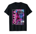 Osaka City 80S Synthwave E Japan T-Shirt - Fun Novelty Design for Adults - T-Shirt, Sweatshirt, Hoodie