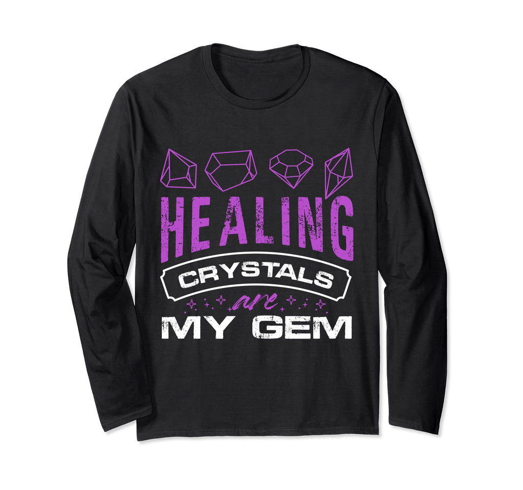 Healing Crystals Are My Gem Asian T-Shirt - Fun Novelty Design Men Women - T-Shirt, Sweatshirt, Hoodie