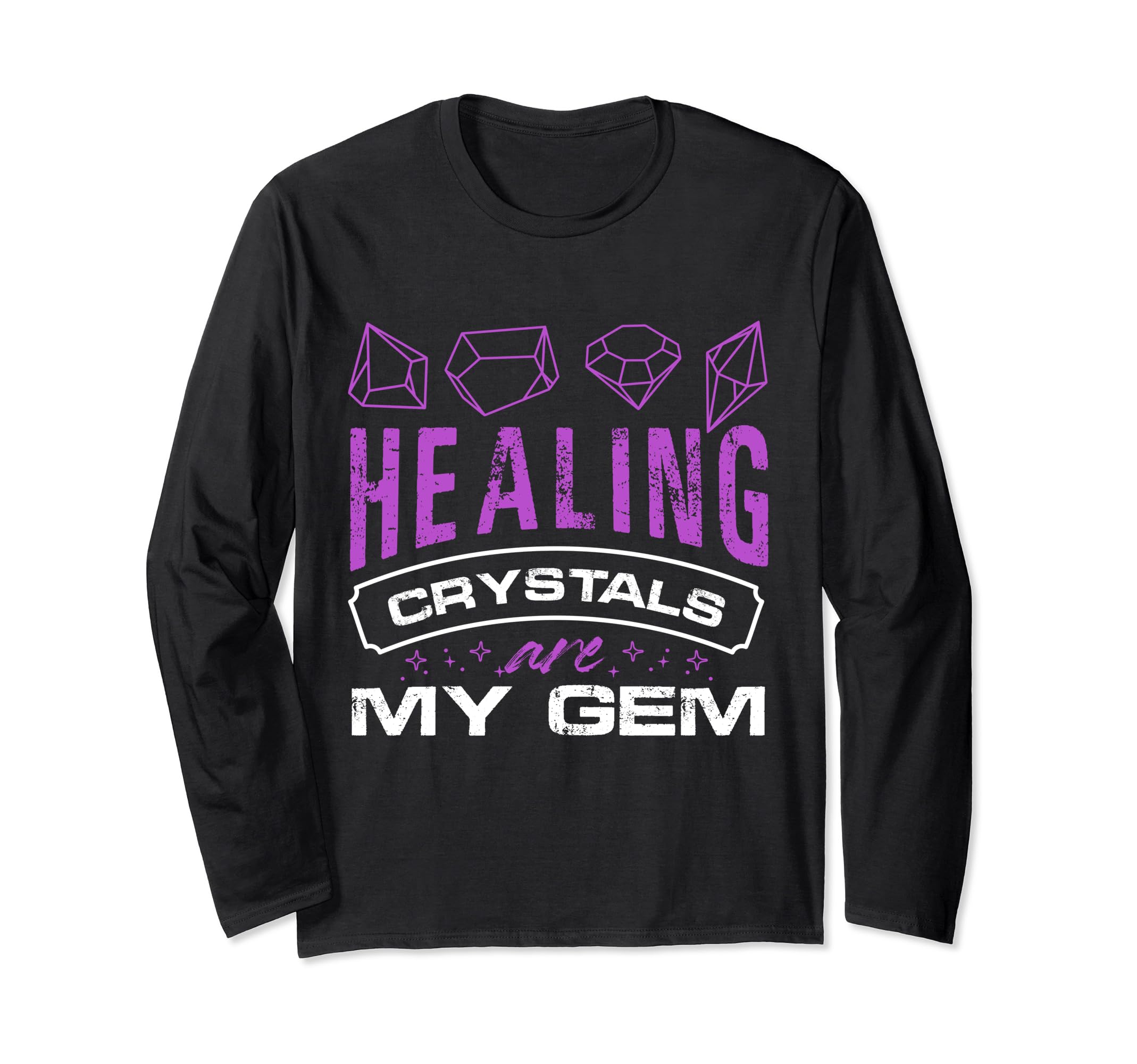 Healing Crystals Are My Gem Asian T-Shirt - Fun Novelty Design Men Women - T-Shirt, Sweatshirt, Hoodie