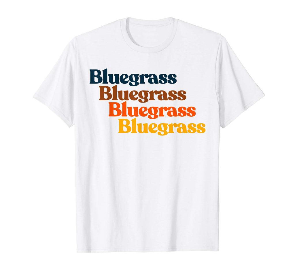 70S Bluegrass Typography Vibe T-Shirt - Fun Novelty Design for Adults - T-Shirt, Sweatshirt, Hoodie