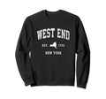 West End New York Ny Athletic Sports Sweatshirt - Custom Art Print Unisex - T-Shirt, Sweatshirt, Hoodie