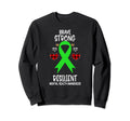 Brave Strong Resilient Mental Health Sweatshirt - Custom Art Print Unisex - T-Shirt, Sweatshirt, Hoodie