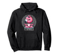 Flamaste Funny Flamingo Yoga Meditation Hoodie - Graphic Print for Adults - T-Shirt, Sweatshirt, Hoodie