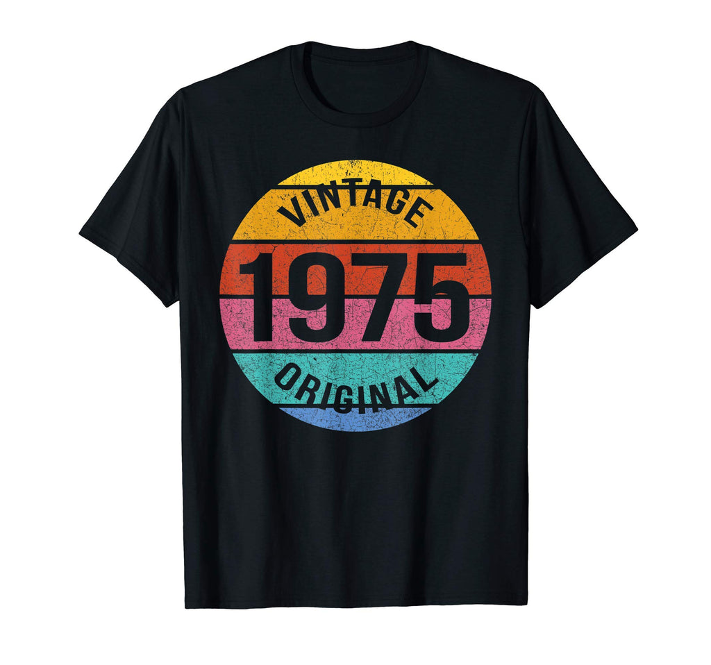 Birthday Sunset Born 1975 T-Shirt - Graphic Print Unisex - T-Shirt, Sweatshirt, Hoodie