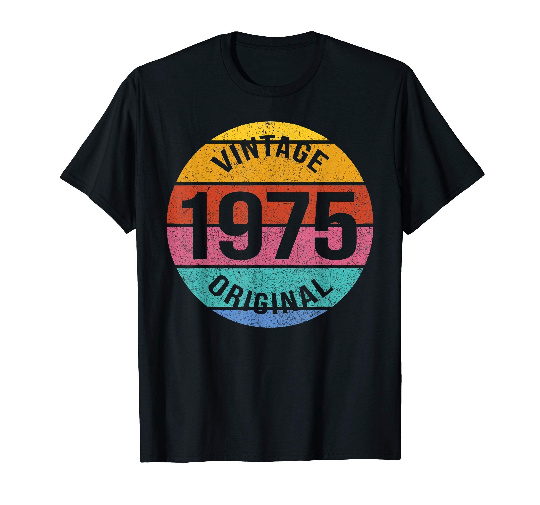 Birthday Sunset Born 1975 T-Shirt - Graphic Print Unisex - T-Shirt, Sweatshirt, Hoodie