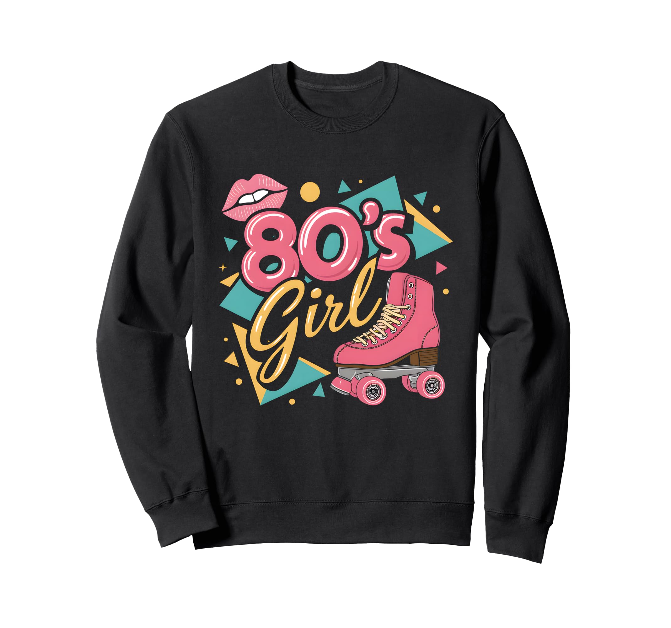 80S Roller Skate Vibes 80S Sweatshirt - Streetwear Style Unisex - T-Shirt, Sweatshirt, Hoodie