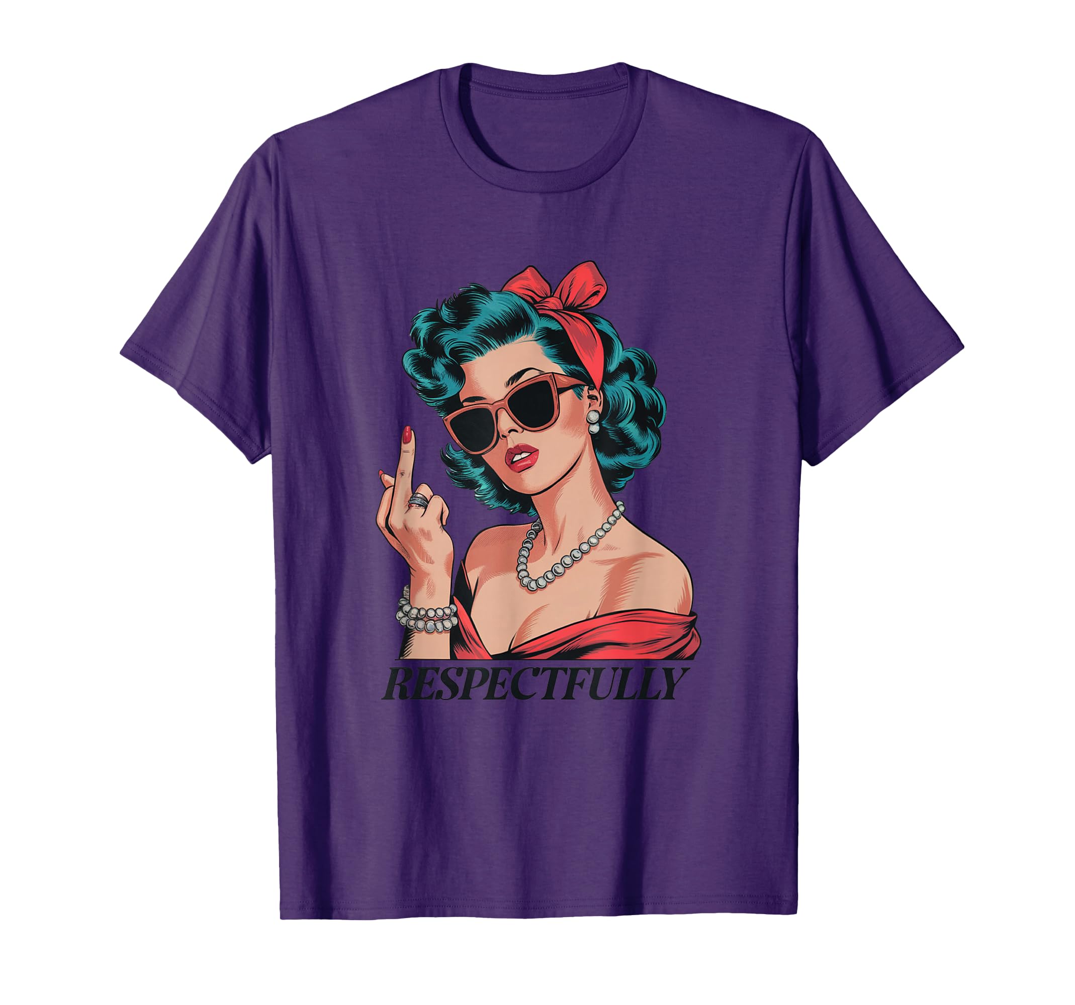 Pinup No Sass Funny Attitude T-Shirt - Trendy Graphic for Adults - T-Shirt, Sweatshirt, Hoodie