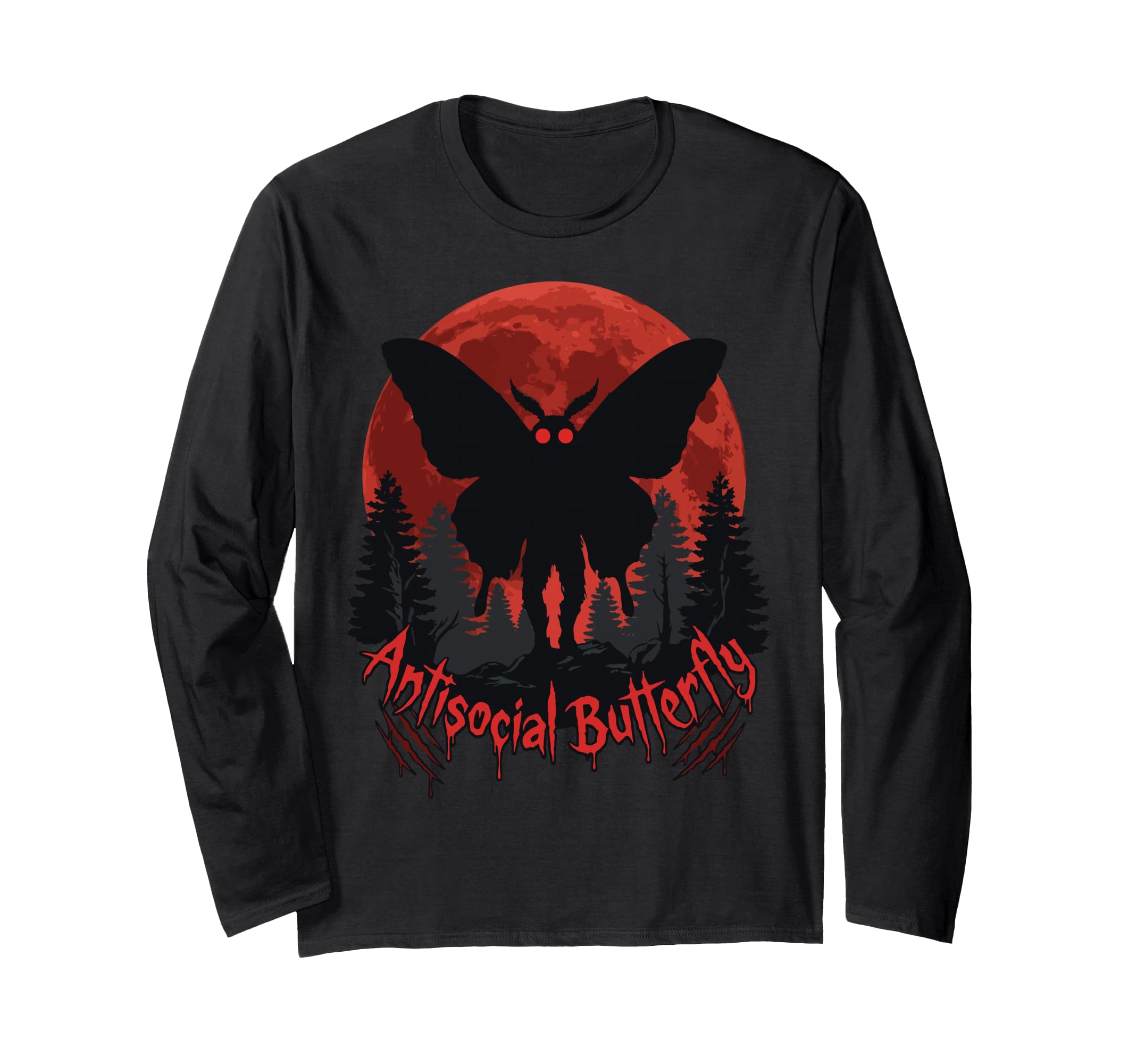 Antisocial Butterfly T-Shirt - Novelty Apparel Unisex - T-Shirt, Sweatshirt, Hoodie