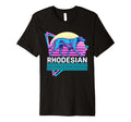 Rhodesian Ridgeback Synthwave T-Shirt - Minimalist Print Men Women - T-Shirt, Sweatshirt, Hoodie