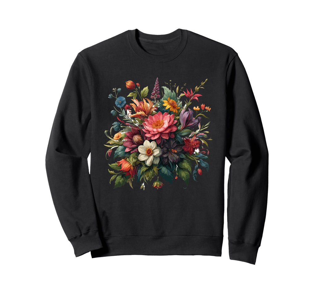 Floral Tattoo Sleeve Tattoo Sweatshirt - Custom Art Print Men Women - T-Shirt, Sweatshirt, Hoodie
