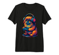 Pekingese Gamer Gaming Dog Lover Tri T-Shirt - Minimalist Print for Adults - T-Shirt, Sweatshirt, Hoodie