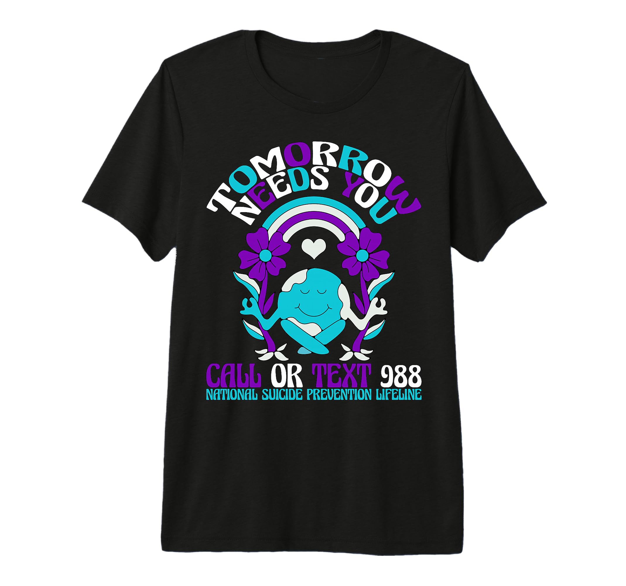 Tomorrow Needs You 988 Suicide T-Shirt - Fun Novelty Design for Adults - T-Shirt, Sweatshirt, Hoodie