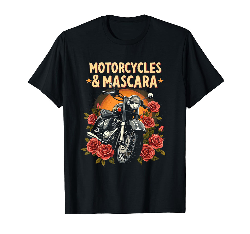 Motorcycles Mascara Motorcycle T-Shirt - Aesthetic Graphic Men Women - T-Shirt, Sweatshirt, Hoodie