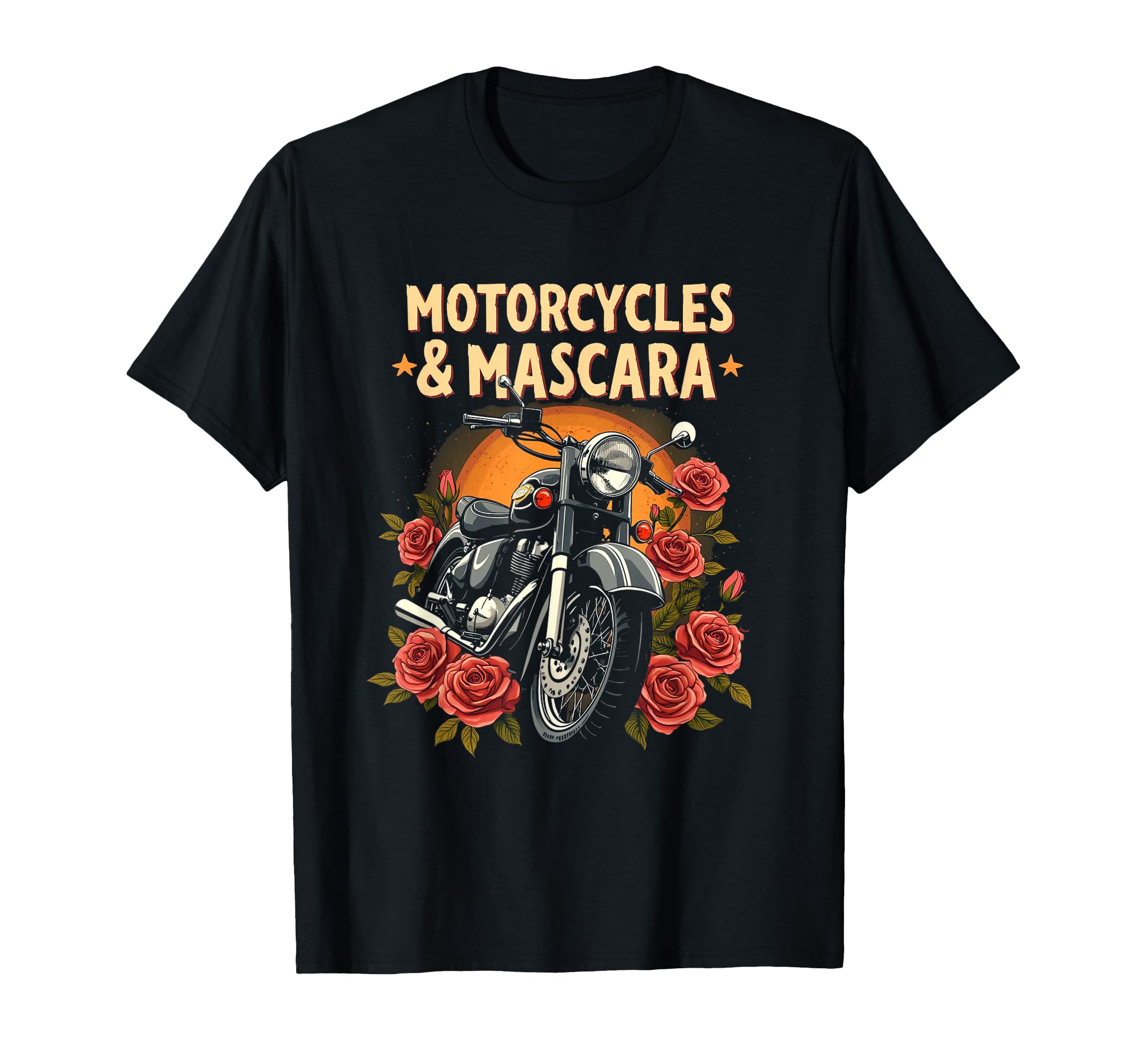 Motorcycles Mascara Motorcycle T-Shirt - Aesthetic Graphic Men Women - T-Shirt, Sweatshirt, Hoodie