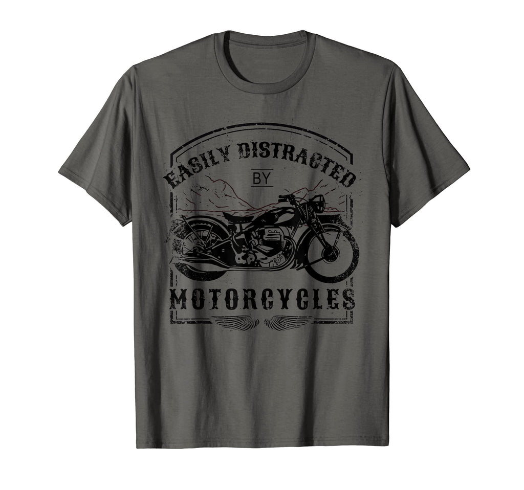 Easily Distracted Motorcycles Motorcycle T-Shirt - Streetwear Style Unisex - T-Shirt, Sweatshirt, Hoodie