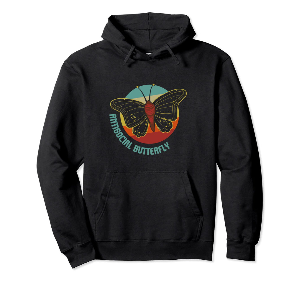 Socially Awkward I Anti Social I Hoodie - Minimalist Print for Adults - T-Shirt, Sweatshirt, Hoodie