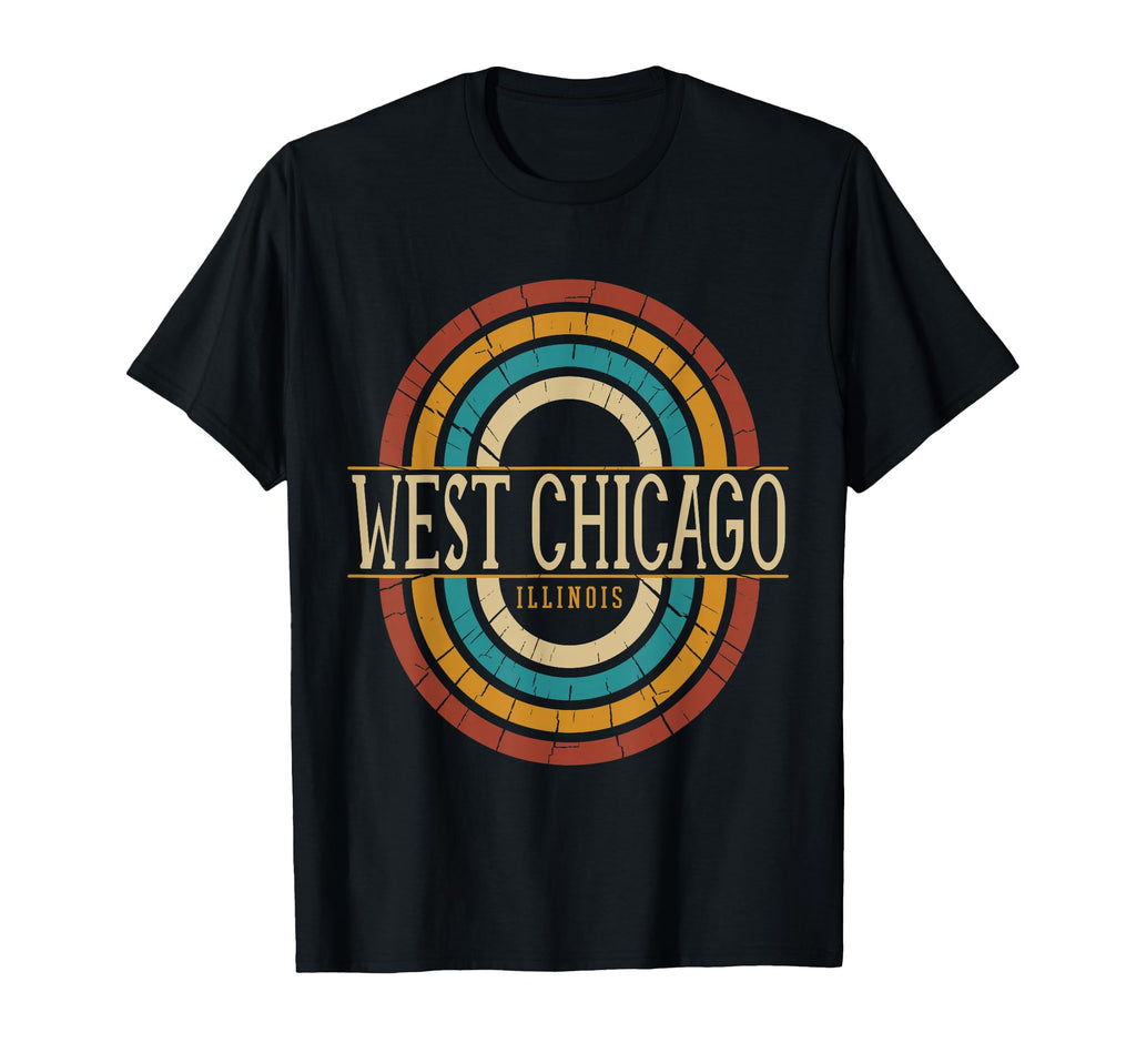 West Chicago Illinois Il Souvenirs T-Shirt - Casual Everyday Wear Men Women - T-Shirt, Sweatshirt, Hoodie