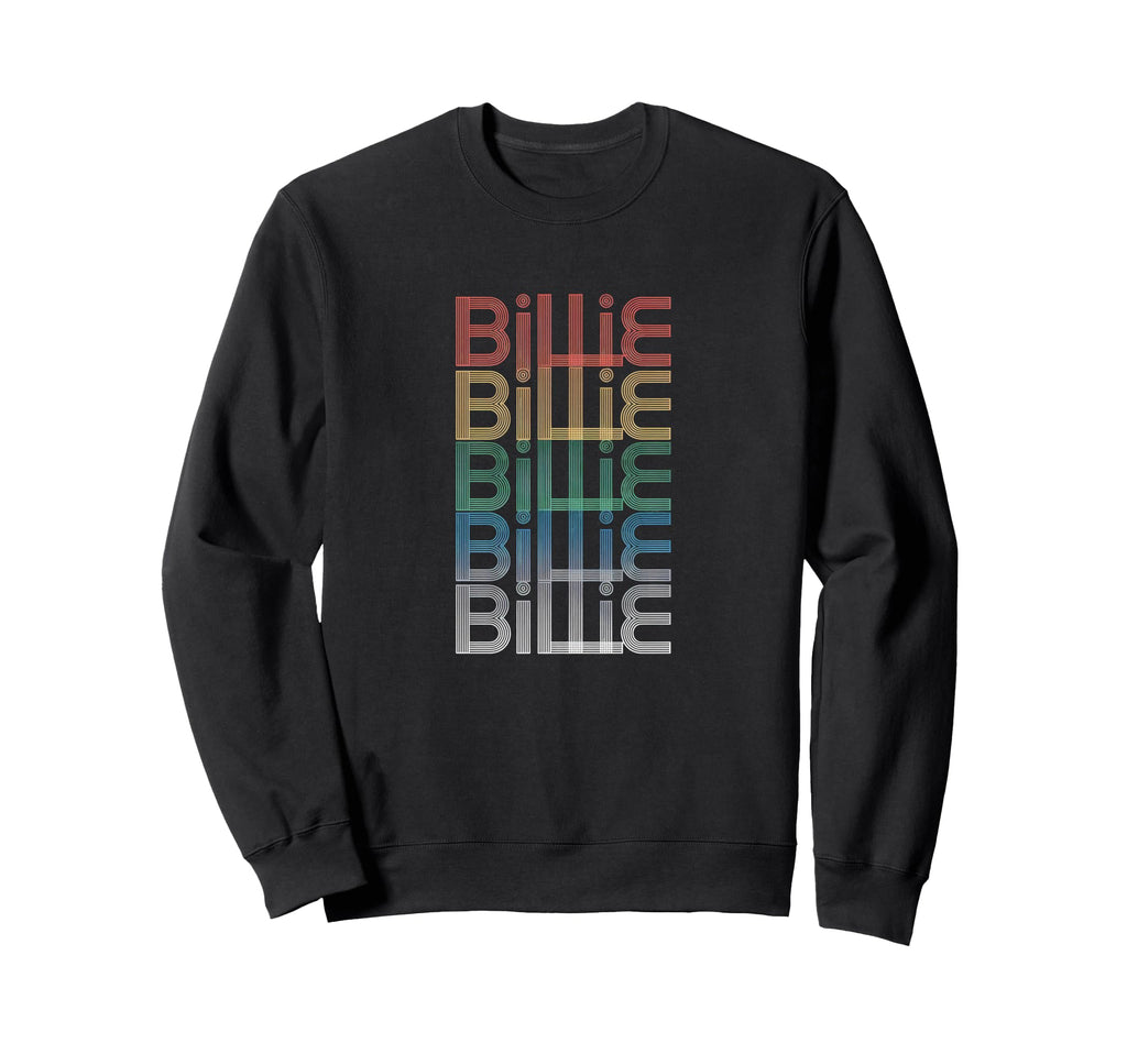 Billie Multicolor Typography Sweatshirt - Custom Art Print Unisex - T-Shirt, Sweatshirt, Hoodie
