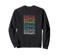 Billie Multicolor Typography Sweatshirt - Custom Art Print Unisex - T-Shirt, Sweatshirt, Hoodie
