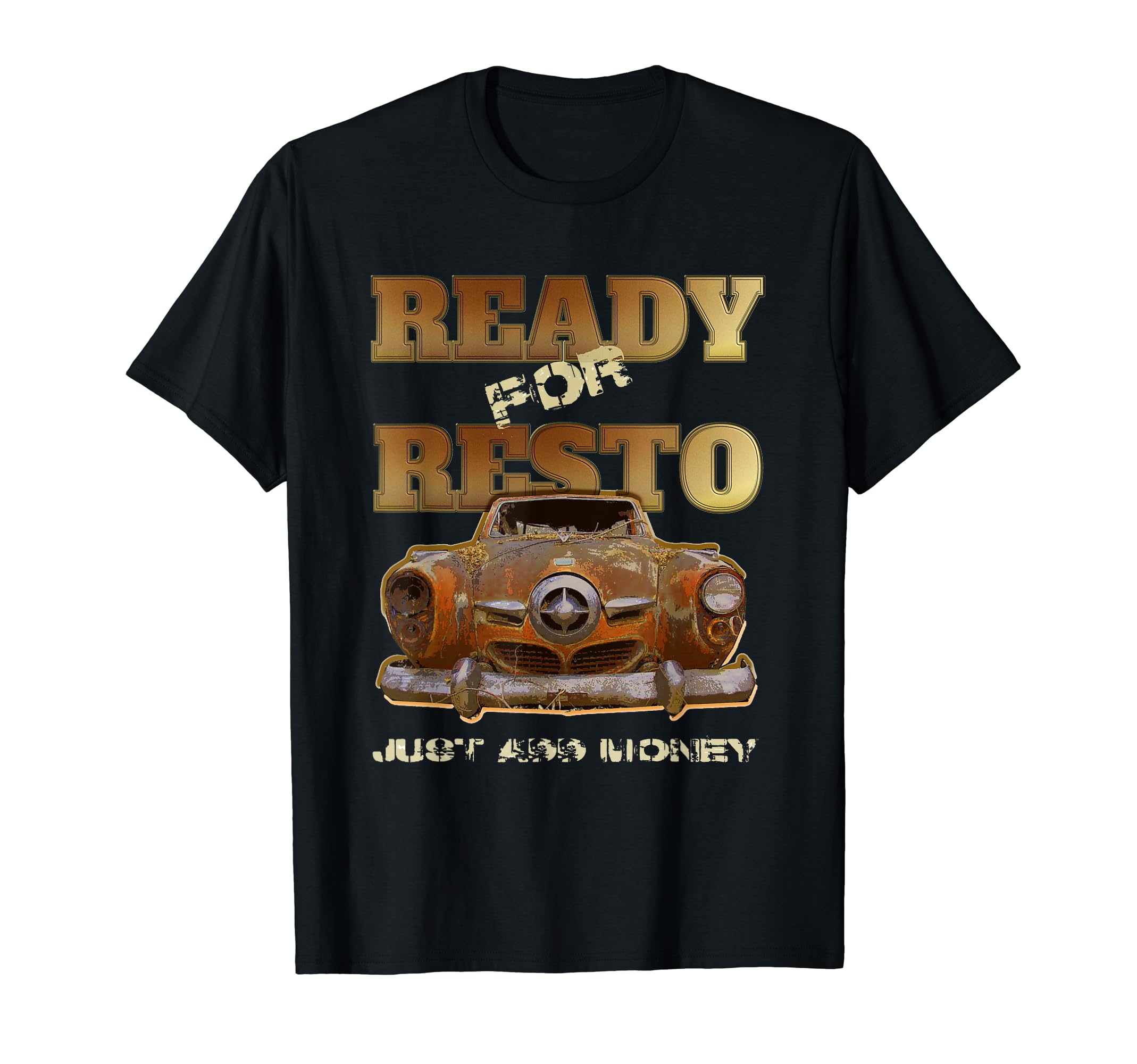 Studebaker Rm Auto Art Adults Black T-Shirt - Minimalist Print for Adults - T-Shirt, Sweatshirt, Hoodie