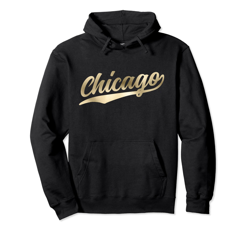 Chicago Illinois Ny 1970S Hoodie - Aesthetic Graphic Unisex - T-Shirt, Sweatshirt, Hoodie