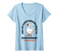 Womens Overthinker Goose Funny Anxiety T-Shirt - Minimalist Print Unisex - T-Shirt, Sweatshirt, Hoodie