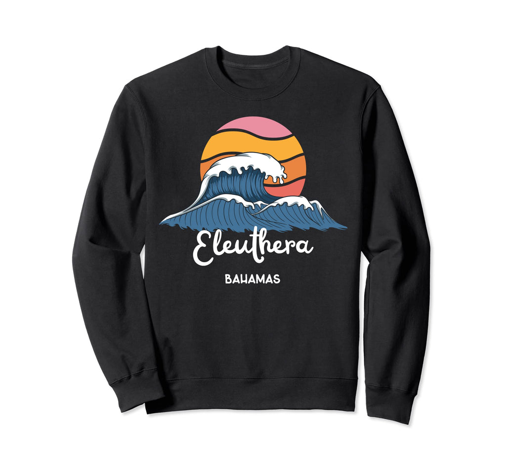 Eleuthera Beach Sunset Bahamas Art Sweatshirt - Trendy Graphic Unisex - T-Shirt, Sweatshirt, Hoodie