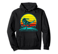 Sunset Suchomimus Hoodie - Minimalist Print Unisex - T-Shirt, Sweatshirt, Hoodie
