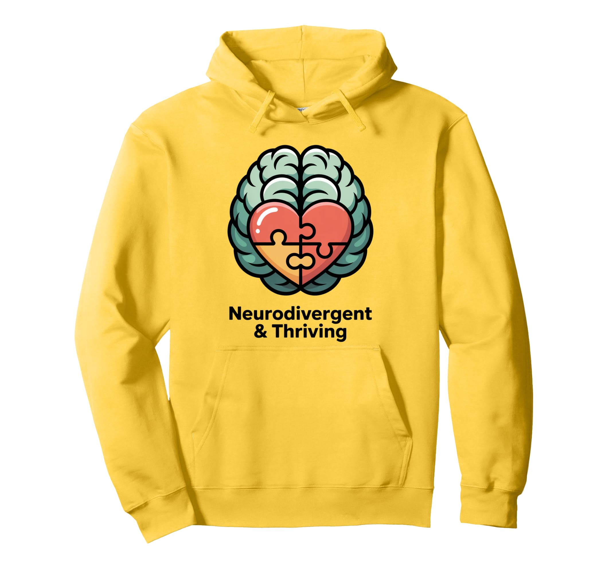 Neurodivergent And Thriving Minimalist Hoodie - Streetwear Style Unisex - T-Shirt, Sweatshirt, Hoodie